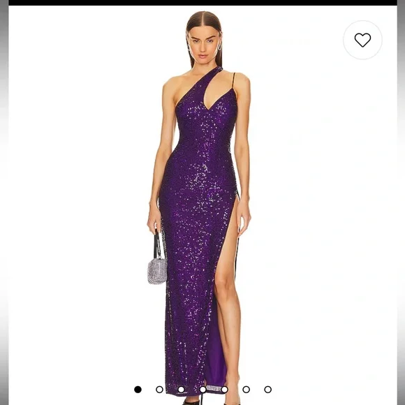 Michael Costello x REVOLVE Ara Gown in Purple